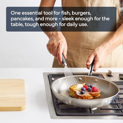 Fish Stainless Steel Spatula (Stainless Steel / Gray)