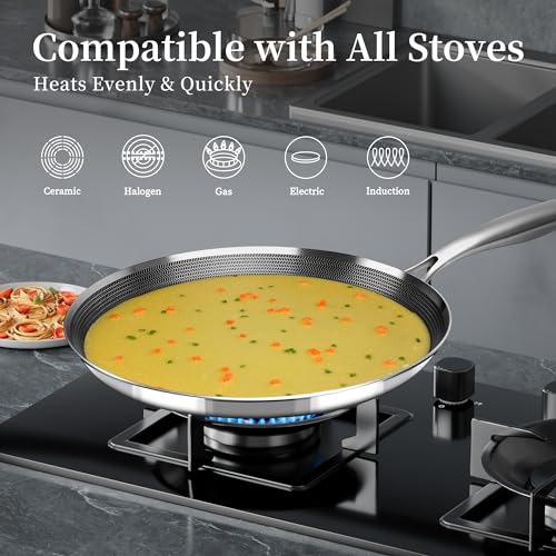 10 Inch Stainless Steel Crepe Pan (10inch)