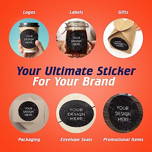 Custom Vinyl Stickers Your Image (100 Count)