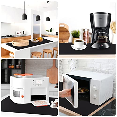 Silicone Mats for Kitchen Counter Thicker Extra Large Heat Resistant Mats Countertop Protector Liners for Bottom of Oven Air Fryer Coffee Maker