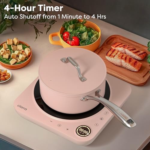 Portable Induction Cooktop (Light pink)