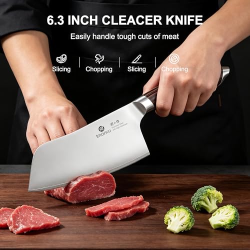 6.3" Meat Cleaver (Silver russet)