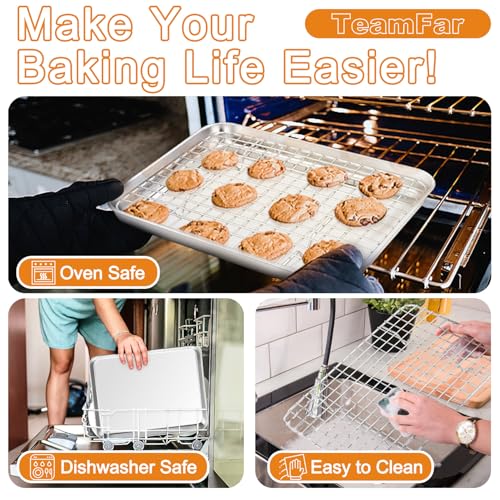Baking Sheet with Rack (16" & 12.5" & 10.5")