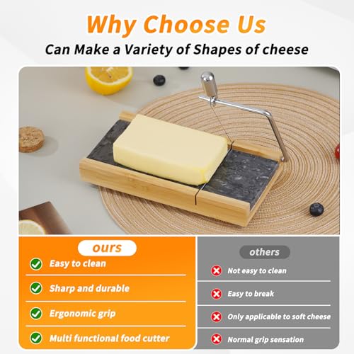 Marble Cheese Slicer (Black)