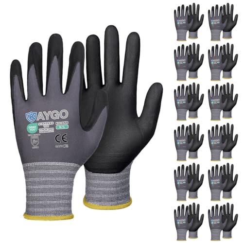 Safety Work Gloves (12 Count)