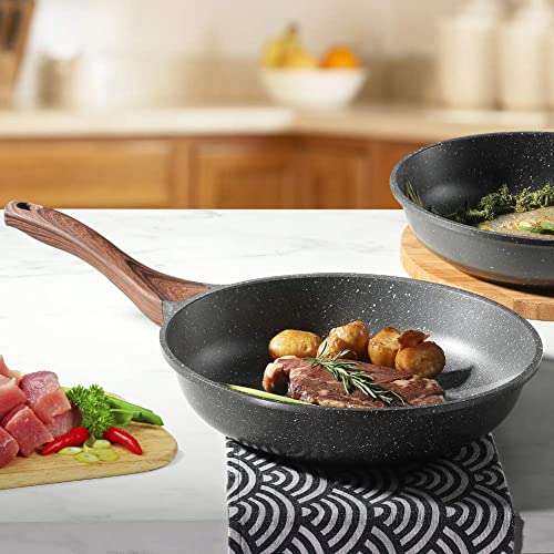 Nonstick Frying Pan Skillet (11 Inch / Gray)