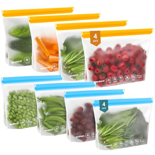 8Pack Gallon Bags Dishwasher Safe (Multicolor)