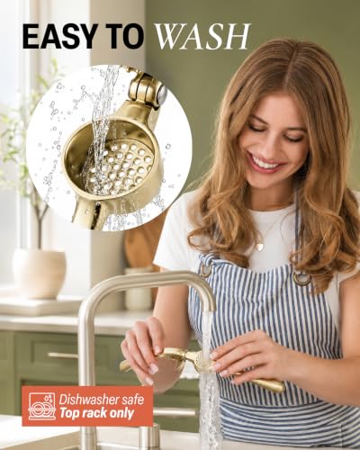 Premium Garlic Press with Soft