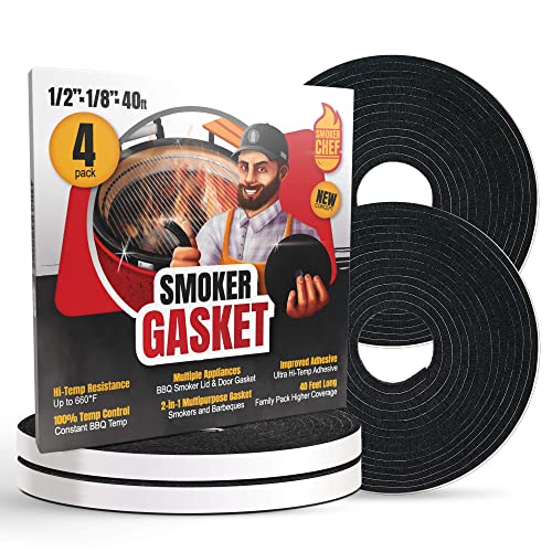 XXL 40 FT Grill Gasket for Smokers (4 Count)