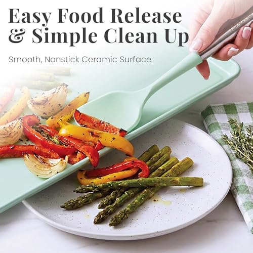8 Piece Stackable Bakeware Set (Sage)