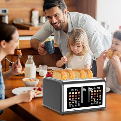 4 Slice Toaster Touch Screen (Grey)