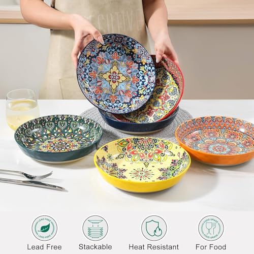 KitchenTour Pasta Bowls Set of 6