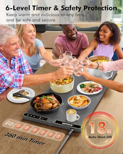 Warming Mat for Food (Gray / 32x15 Inch)