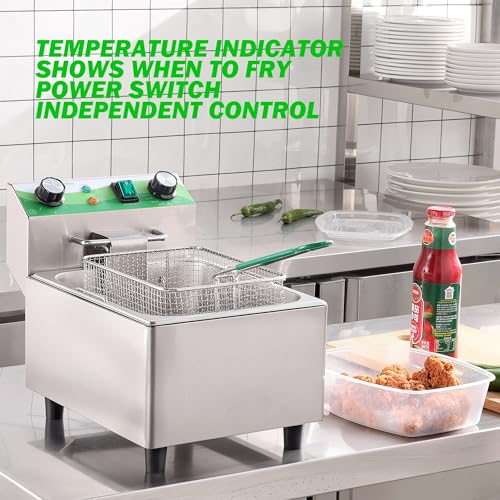 Electric Deep Fryer with Timer 10L