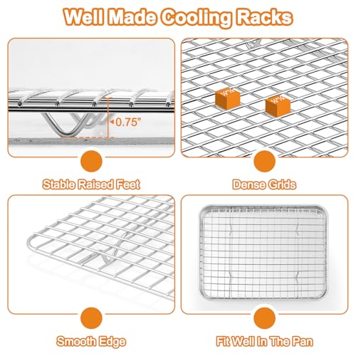 Baking Sheet with Rack (16" & 12.5" & 10.5")