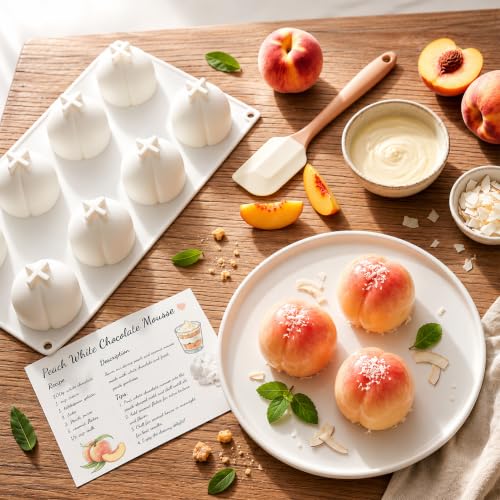 Peach Silicone Mold for Baking Mousse Cake