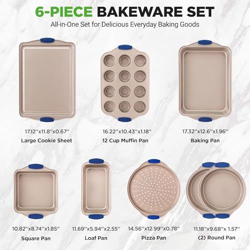 8 Piece Nonstick Bakeware Set (8 Pieces Set)