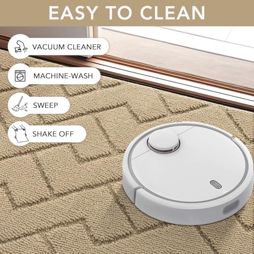 Front Door Mat Outside Entrance (Beige / 35" x 24" (Rectangular))