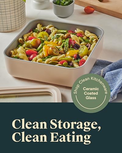 6 Piece Glass Food Storage Container Set (Gray / 10 Cup Food Storage (6x))