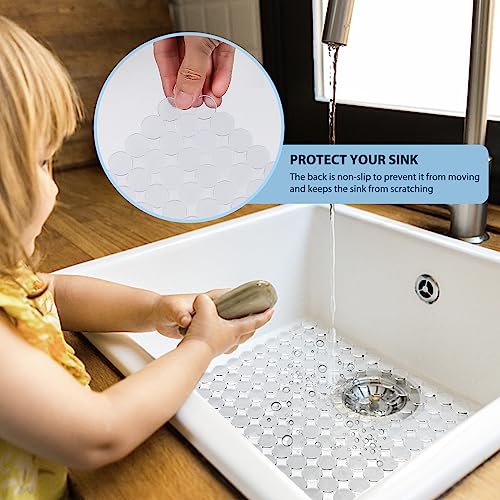 Sink Protectors Mat for Kitchen Sink (Clear)