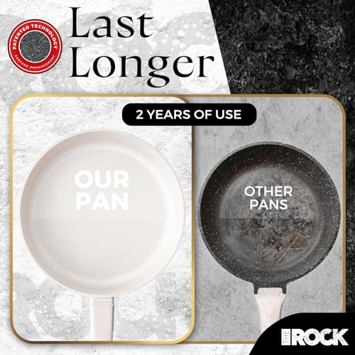 SOHO 9.5 Inch Ceramic Non Stick Frying Pan (Cream / 9.5 Inch)