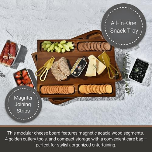 Premium Charcuterie Board (Extra Large 31" Acacia Wood with Engraving)