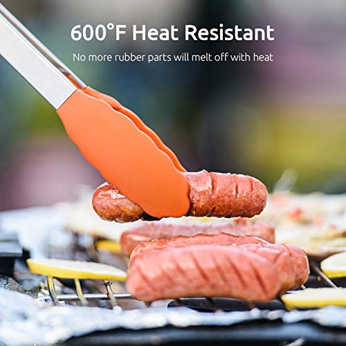 Kitchen Tongs for Cooking ((06) Orange)