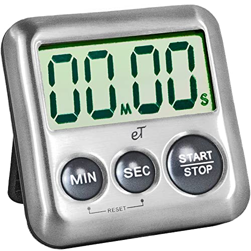 Elegant Digital Kitchen Timer Stainless Steel