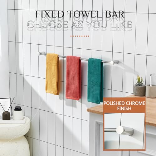 Towel Holder Chrome 36 (Polishd Chrome / 36-Inch)
