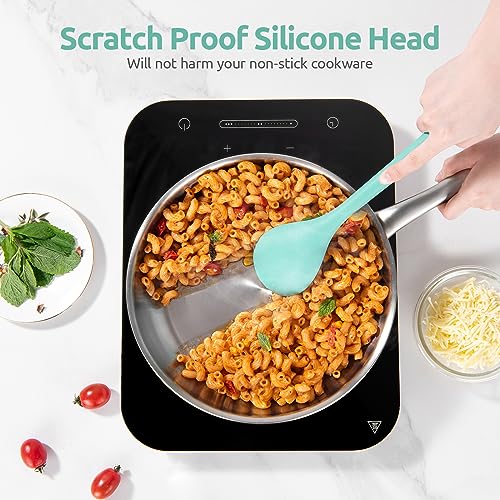 Silicone Spoons Set of 2 (Aqua Sky)