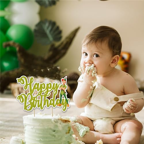Petr Pan Happy Birthday Cake Topper