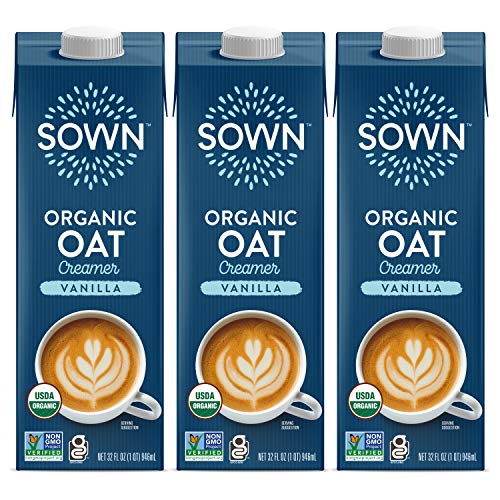 Organic Oat Creamer Vanilla (32 Fl Oz (Pack of 3))