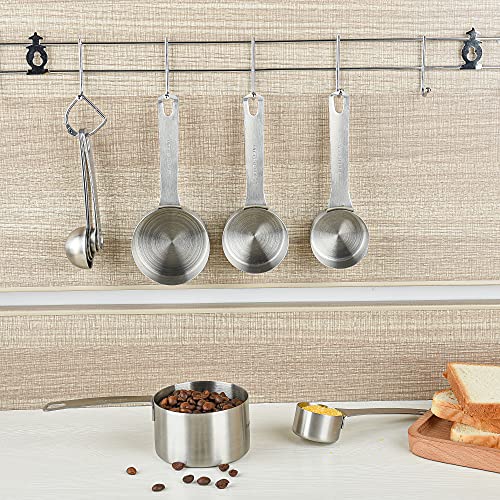 Stainless Steel Measuring Cups and Spoons Set (C: 5cups+5spoons)