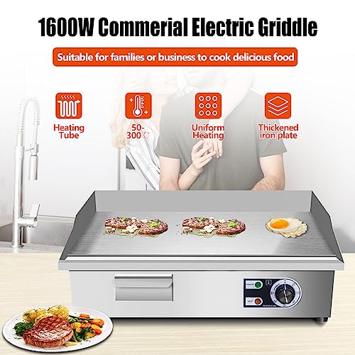 22" Commercial Electric Griddle (22'')