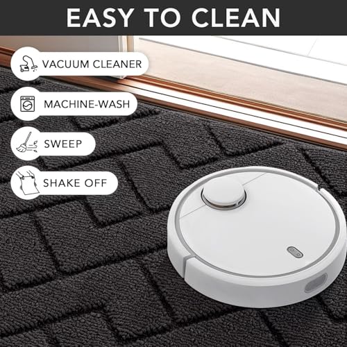 Dirt Trapper Indoor Doormat (Charcoal / 59" x 20" (Rectangular))