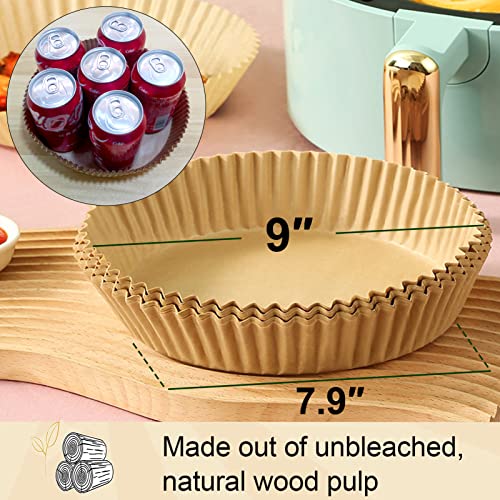 Air Fryer Liners Disposable for Ninja Power XL Gourmia (200 Count)