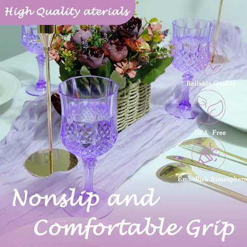 48Pack Plastic Wine Glasses (48 Count)