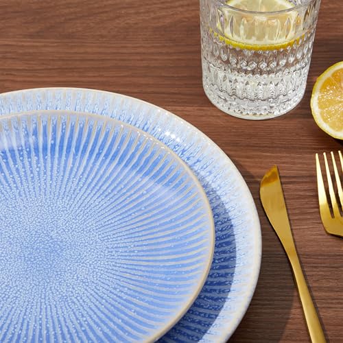Ceramic Dinnerware Sets for 4 (Blue / Set (12pcs))