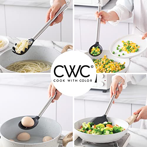 Silicone Cooking Utensils (Speckled Black / 5 Pieces)