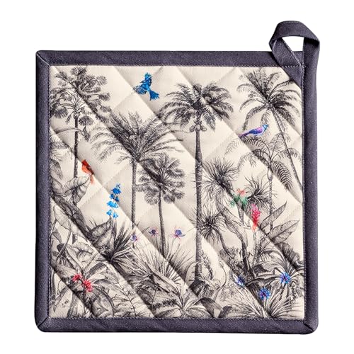 Pot Holders 100% Cotton Potholders (021 - Amazonia / 8" x 8" (Pot Holder Pack of 1))