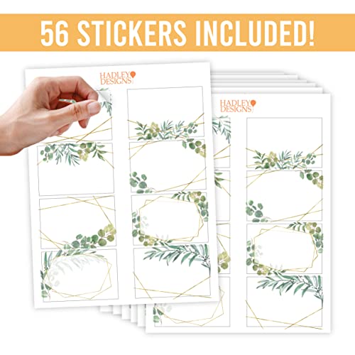 Self Adhesive Name Tags Sticker (56 Count)