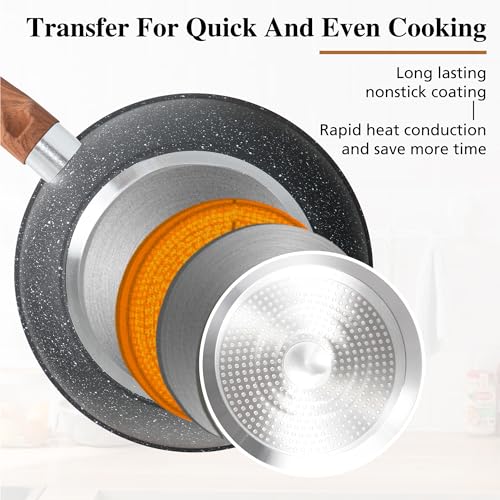30 Pcs Pots and Pans Set Non Stick (Black / 30 PCS Cookware Set)