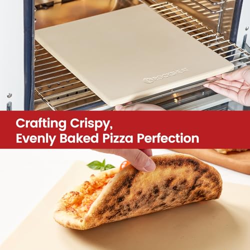 12x12x0.6 Inch Cordierite Pizza Stone (12" x 12" | 0.5" Standard)
