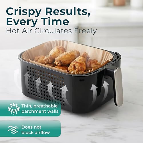 Cathy Yoder's Large Rectangle Air Fryer Liners (9 inch - Rectangle)