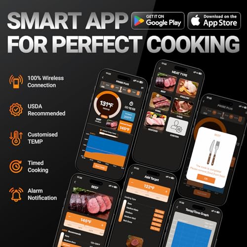 Wireless Bluetooth Digital Meat Thermometer