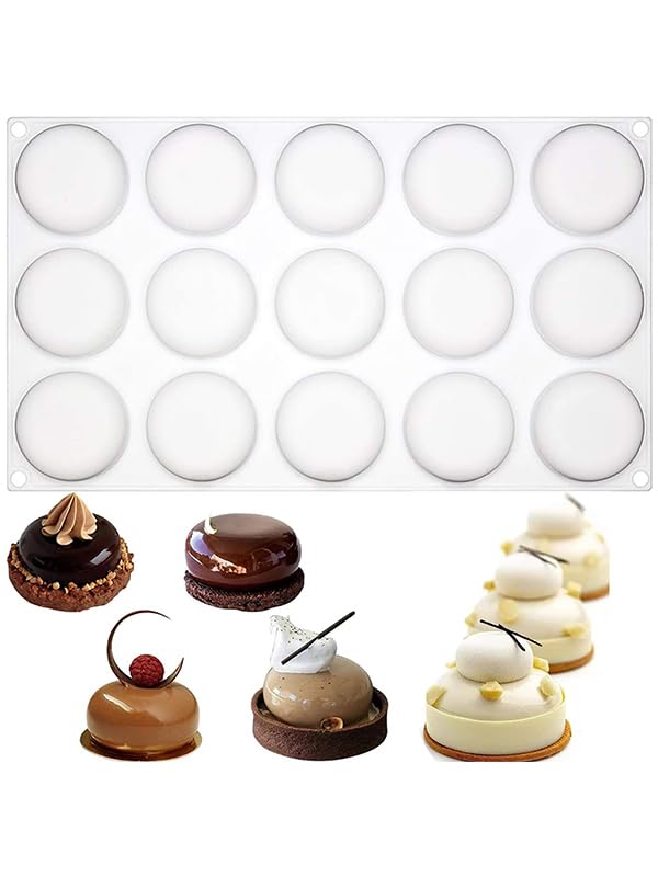 Flat Circle Silicone Mold for Baking Mousse Cake