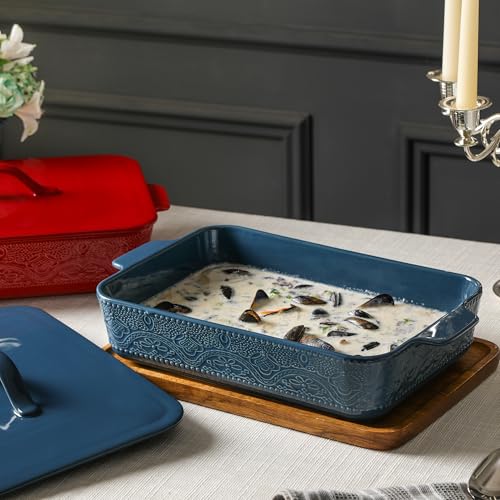 Casserole Dish with Lid (Blue)
