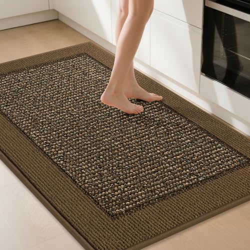 Kitchen Rugs 32"x48" (Brown / 32" X 48" (Rectangular))