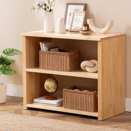 4 Pack Wicker Basket (Rectangular- 4pack 13.4"×8.3"×7.1" / Caramel)