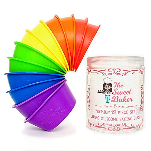 Professional Jumbo Silicone Baking Cups (Jumbo)